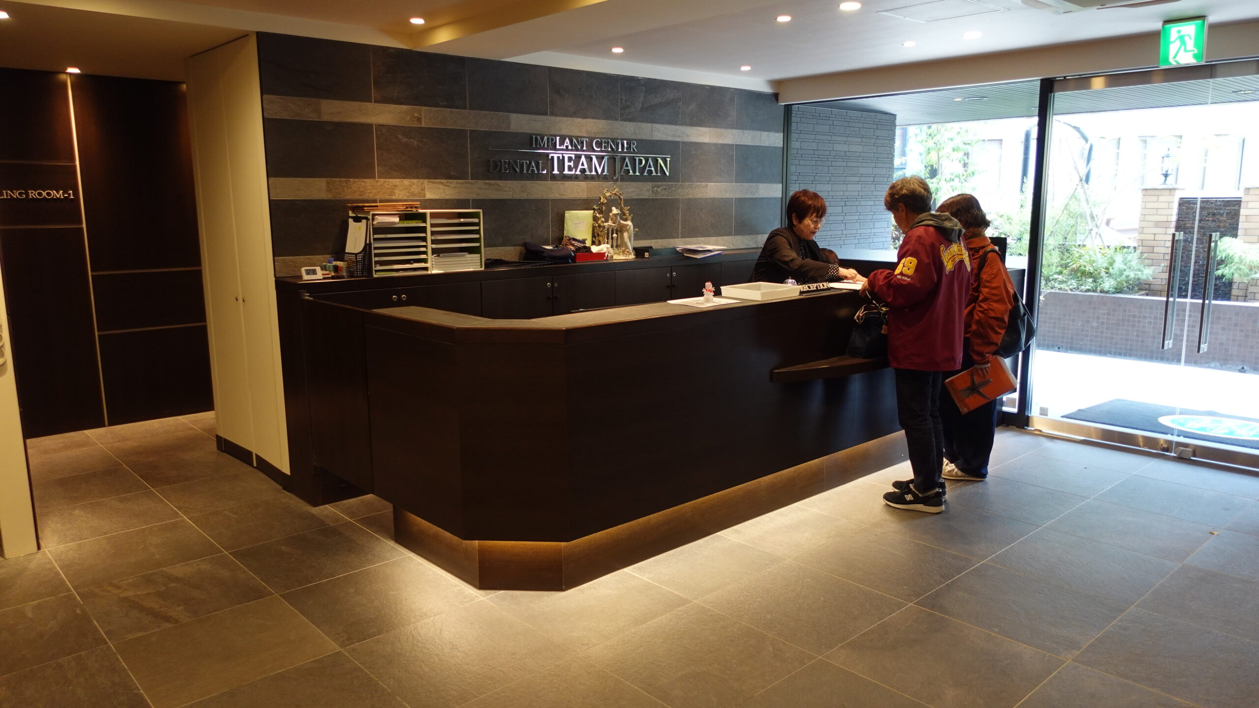 受付の様子